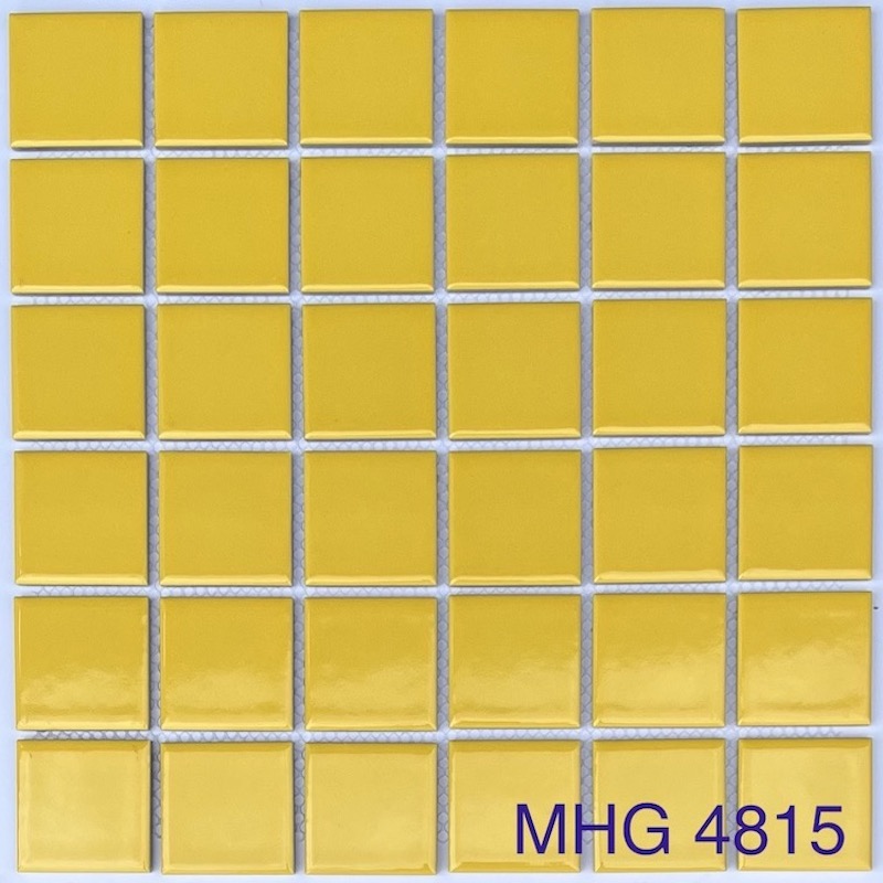 Gạch Mosaic Gốm Sứ Màu Vàng MHG 4815